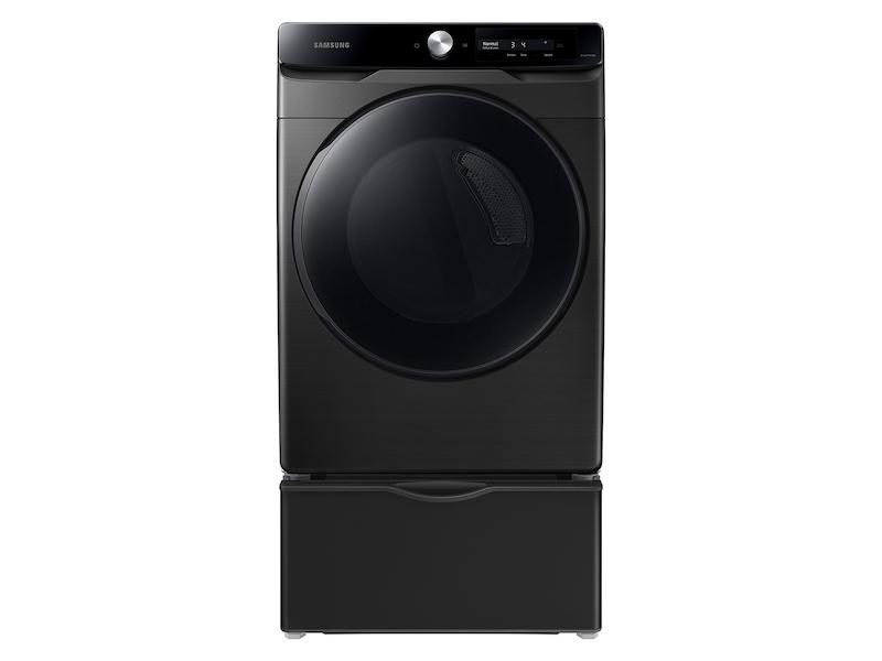 7.5 cu. ft. Smart Dial Electric Dryer with Super Speed Dry in Brushed Black