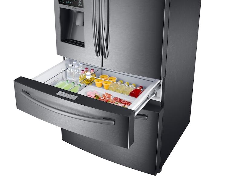 28 cu. ft. 4-Door French Door Refrigerator in Black Stainless Steel