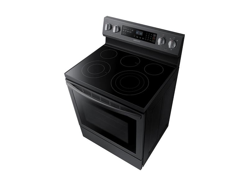 5.9 cu. ft. Freestanding Electric Range with True Convection in Black Stainless Steel