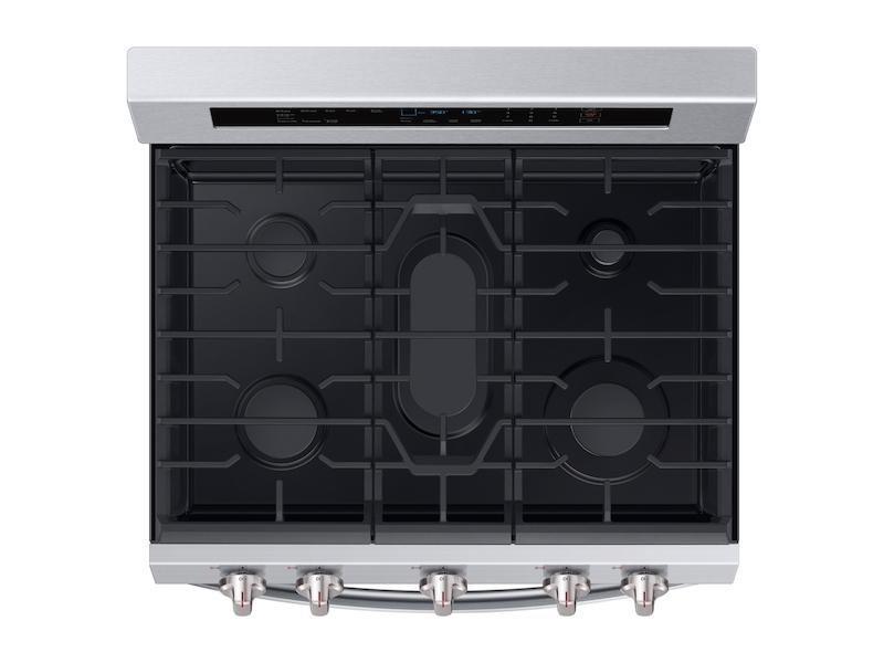 5.8 cu. ft. Freestanding Gas Range with True Convection in Stainless Steel