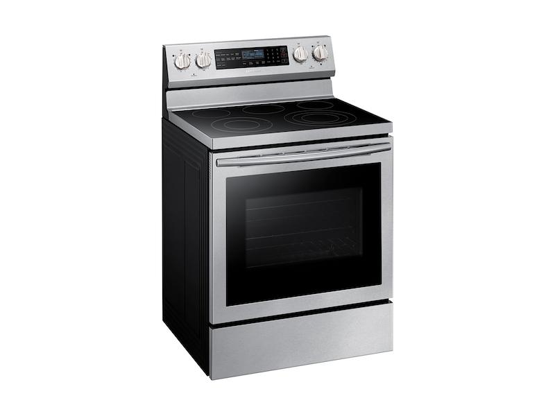 5.9 cu. ft. Freestanding Electric Range with True Convection & Steam Assist in Stainless Steel