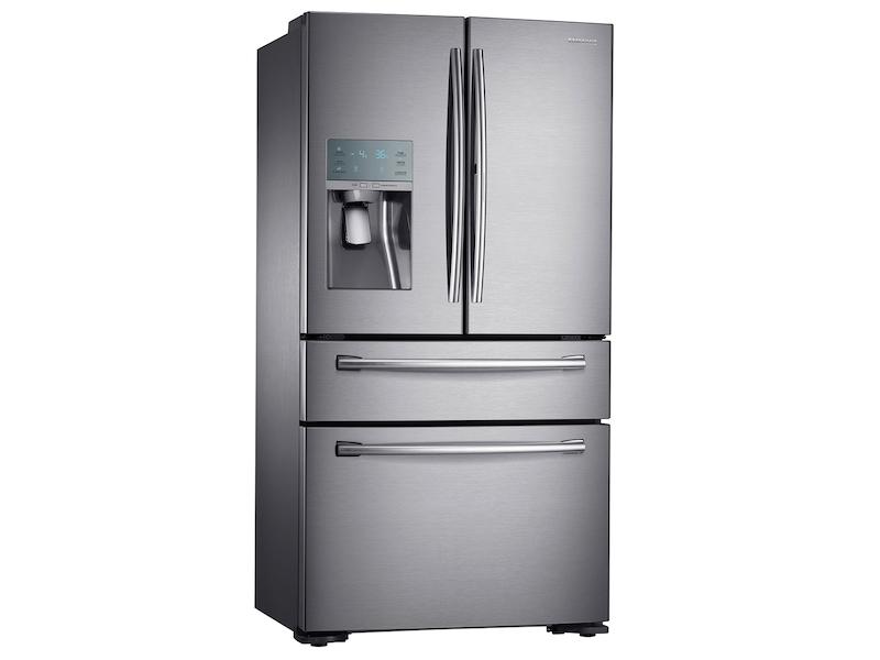 22 cu. ft. Food Showcase Counter Depth 4-Door French Door Refrigerator in Stainless Steel