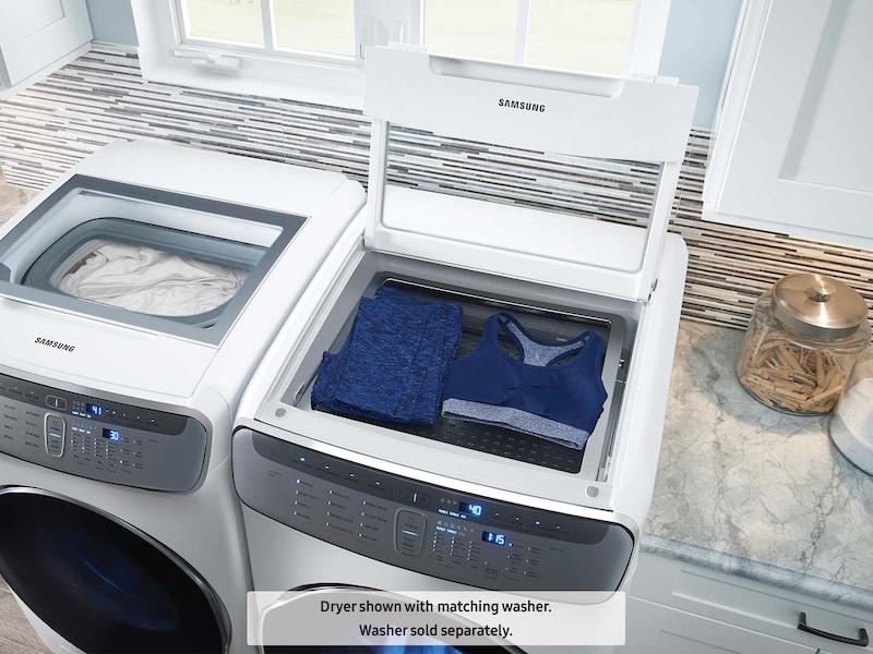 7.5 cu. ft. Smart Electric Dryer with FlexDry™ in White