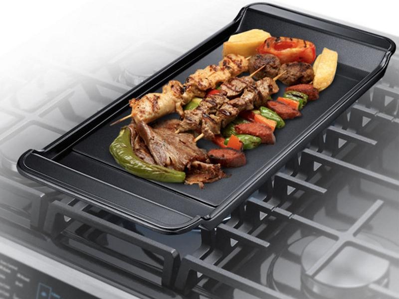 5.8 cu. ft. Slide-in Gas Range with Convection in Stainless Steel
