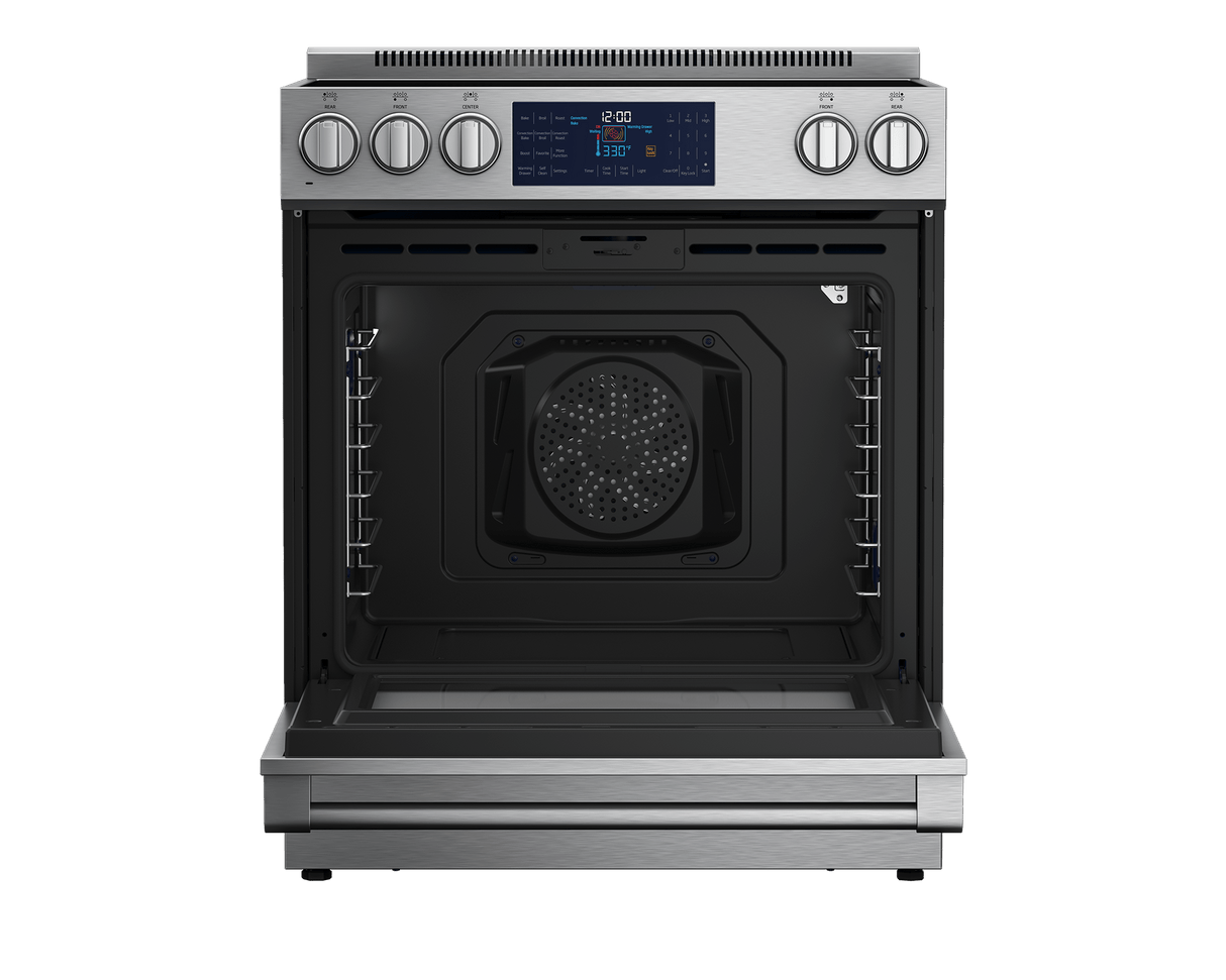 30" Stainless Steel Slide-In Electric Range