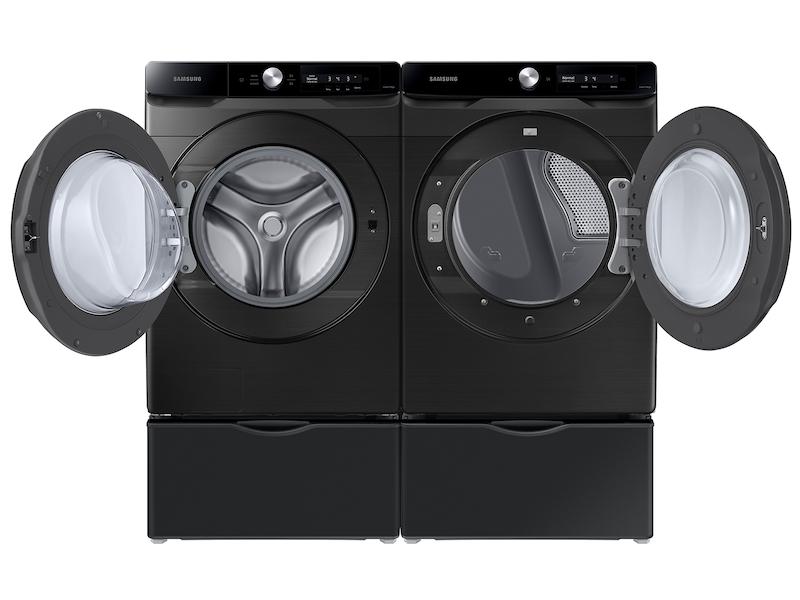 7.5 cu. ft. Smart Dial Electric Dryer with Super Speed Dry in Brushed Black