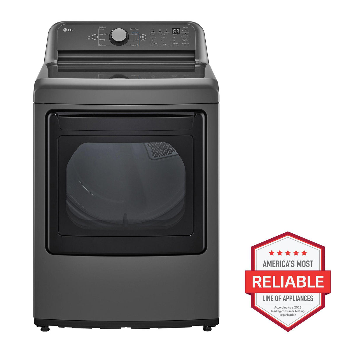 7.3 cu. ft. Ultra Large Capacity Rear Control Gas Energy Star Dryer with Sensor Dry