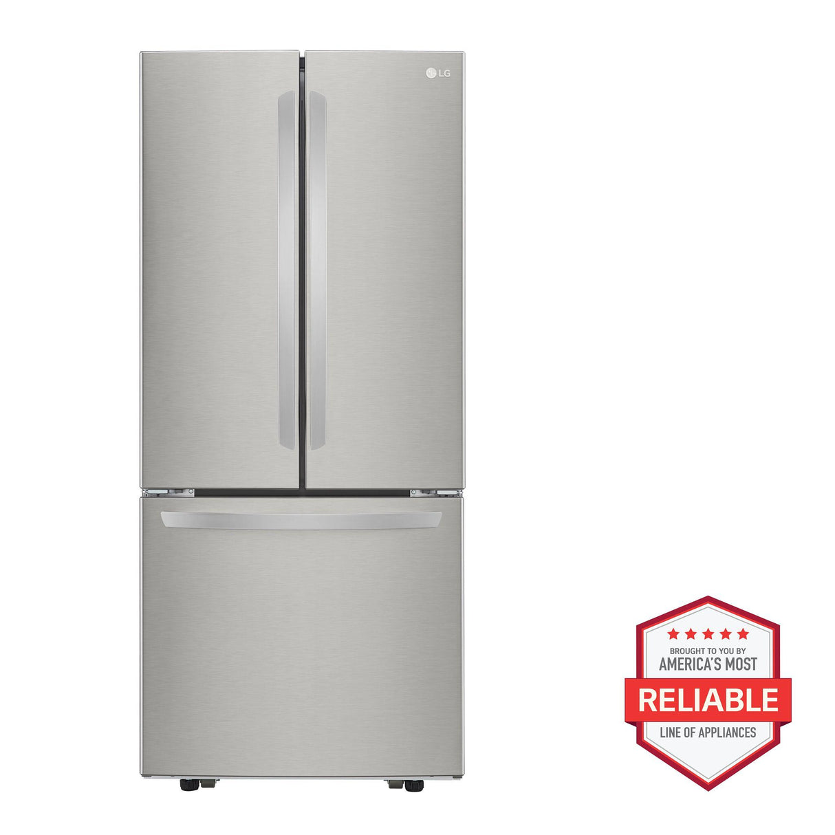 22 cu. ft. 30-inch Wide French Door Refrigerator - Stainless Steel
