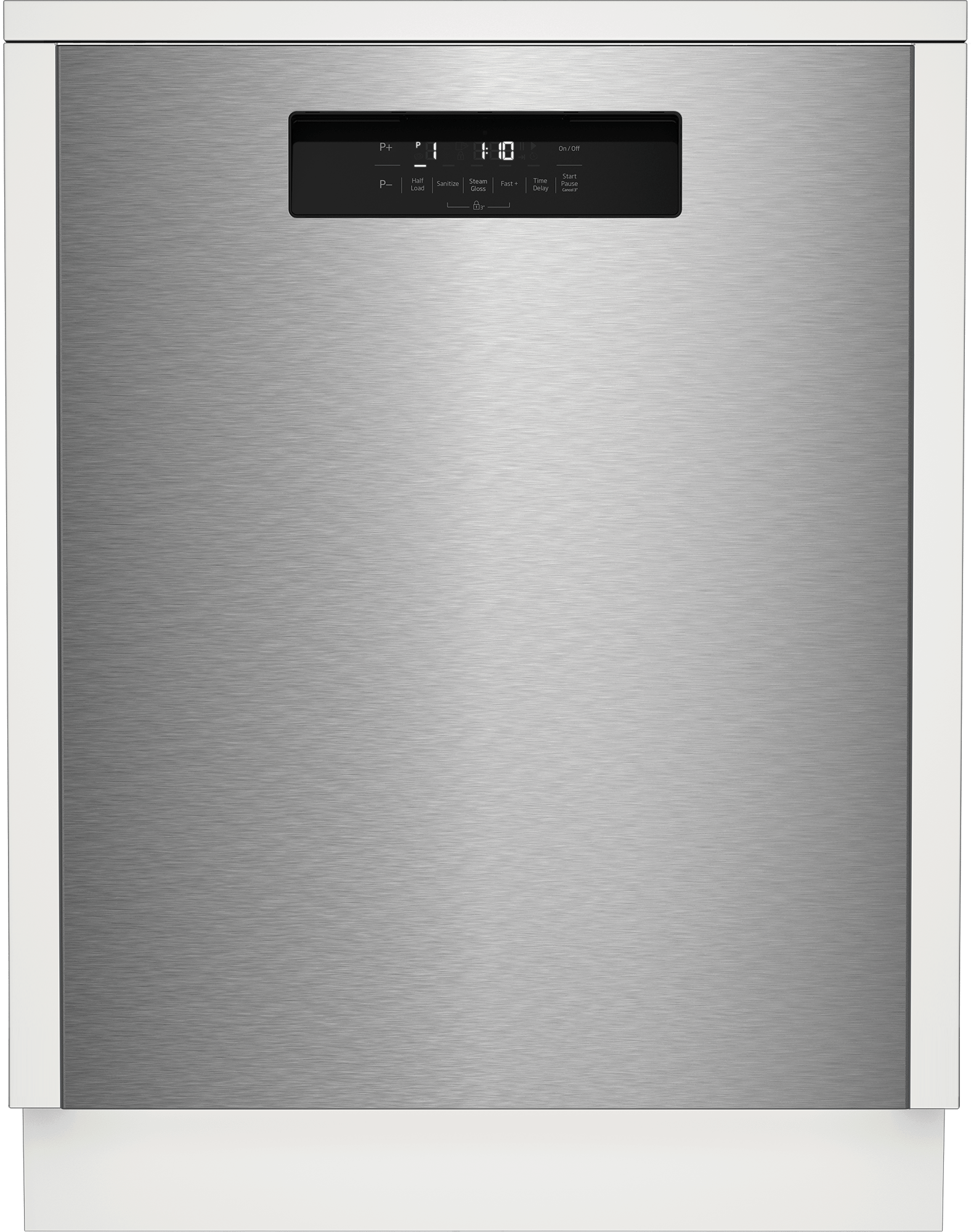 Tall Tub Stainless Dishwasher, 15 place settings, 45 dBa, Front Control