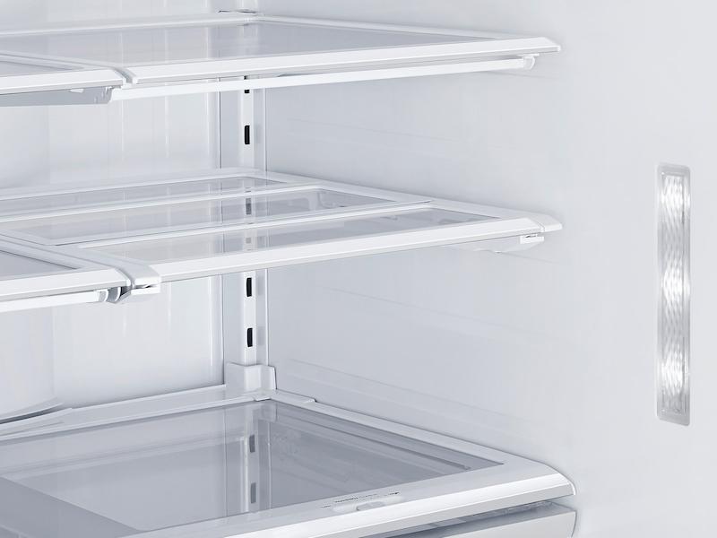 28 cu. ft. Food Showcase 3-Door French Door Refrigerator in White