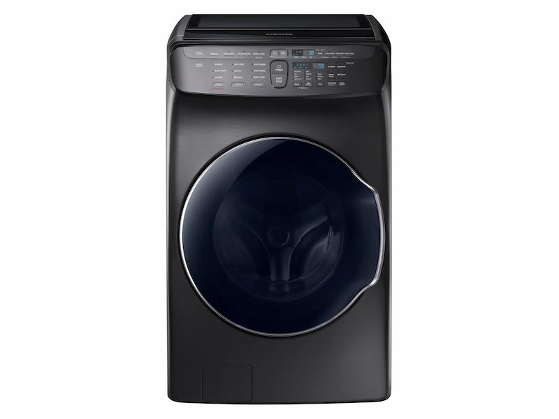 5.5 cu. ft. Smart Washer with FlexWash™ in Black Stainless Steel