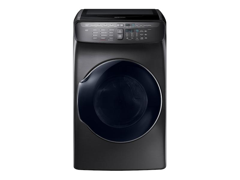 7.5 cu. ft. Smart Gas Dryer with FlexDry™ in Black Stainless Steel