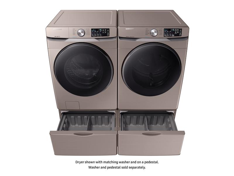 7.5 cu. ft. Electric Dryer with Steam Sanitize+ in Champagne