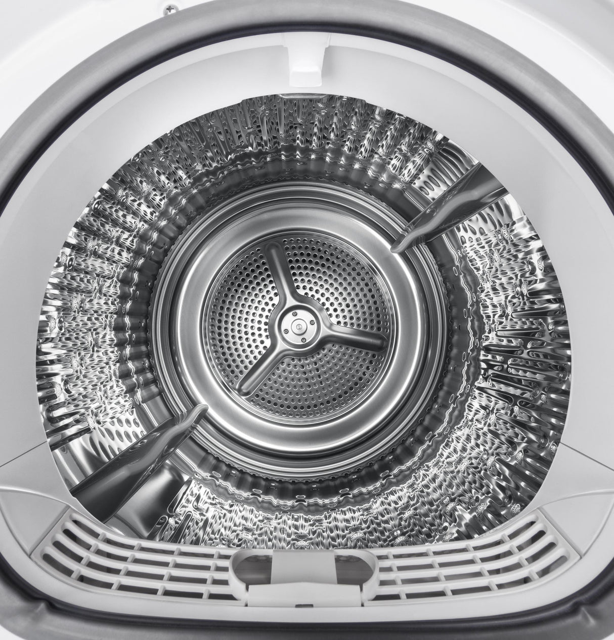GE® 4.0 cu.ft. Capacity 24" Ventless Condenser Frontload Electric Dryer with Stainless Steel Basket