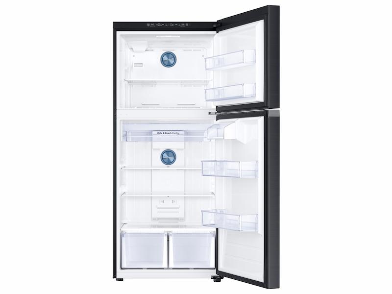 18 cu. ft. Top Freezer Refrigerator with FlexZone™ in Black Stainless Steel