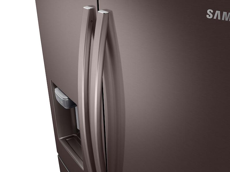 23 cu. ft. Counter Depth 4-Door French Door Refrigerator with FlexZone™ Drawer in Tuscan Stainless Steel