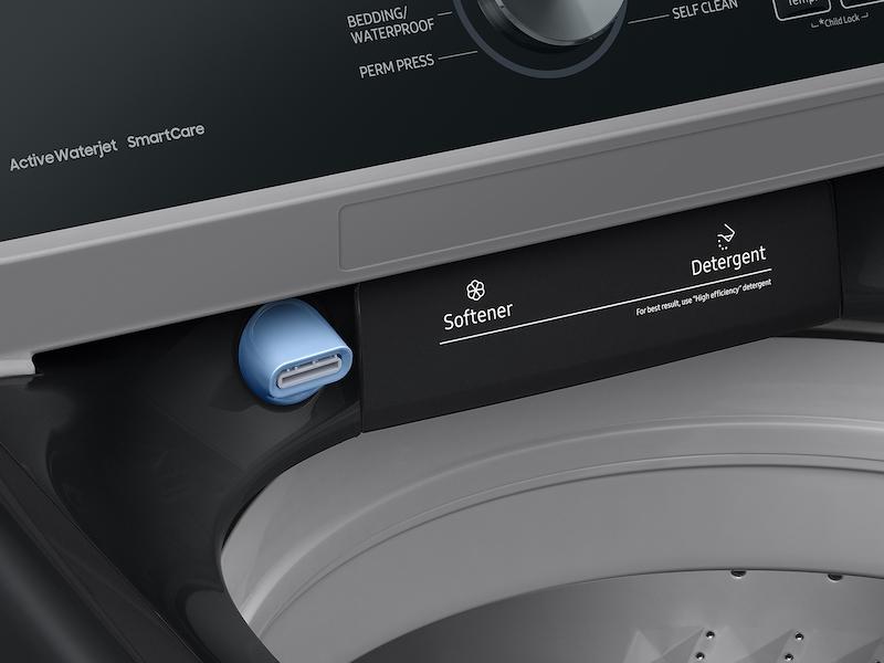 4.4 cu. ft. Top Load Washer with ActiveWave™ Agitator and Active WaterJet in Brushed Black