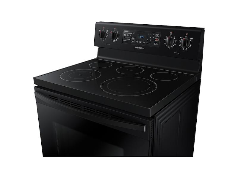 5.9 cu. ft. Freestanding Electric Range with Convection in Black