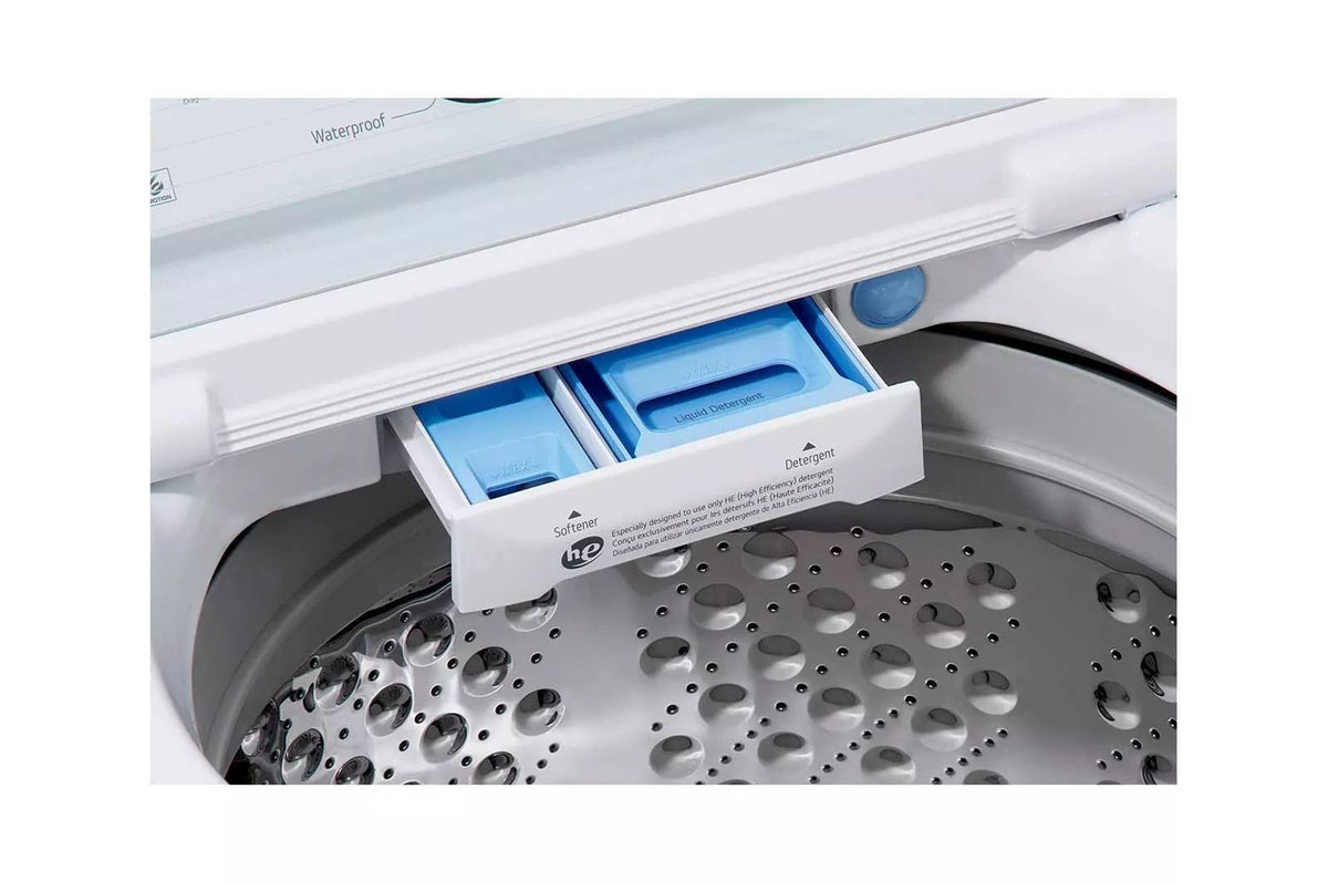 5.0 cu. ft. Mega Capacity Top Load Washer with TurboDrum™ - White