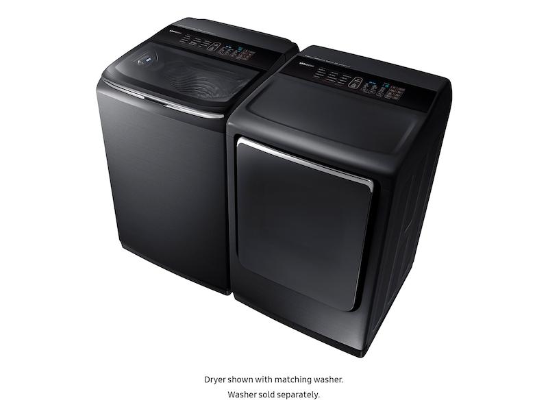 7.4 cu. ft. Electric Dryer with Integrated Touch Controls in Black Stainless Steel