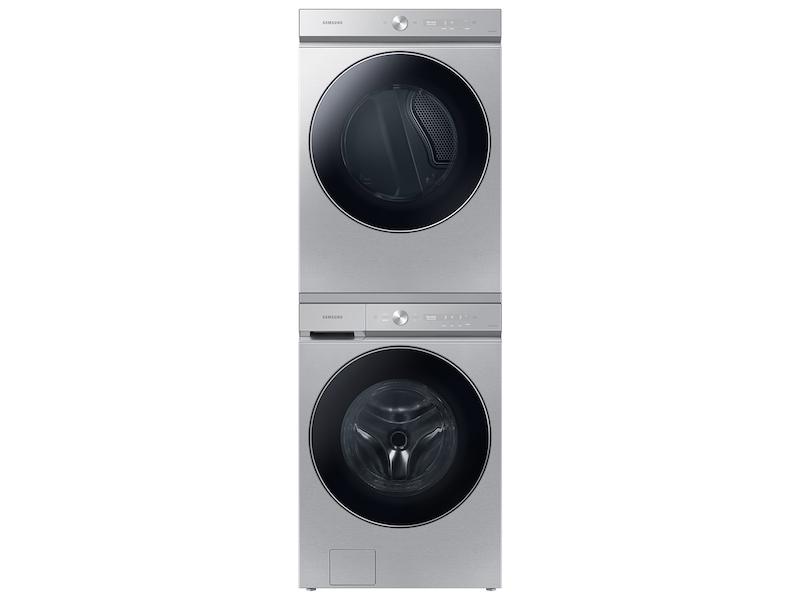 Bespoke 5.3 cu. ft. Ultra Capacity Front Load Washer with AI OptiWash™ and Auto Dispense in Silver Steel