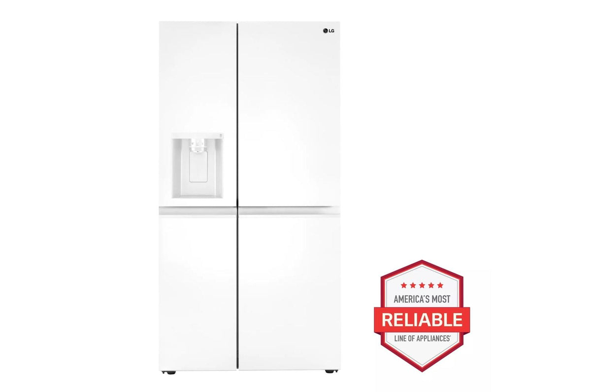 27 cu. ft. Side-by-Side Refrigerator with Smooth Touch Ice Dispenser