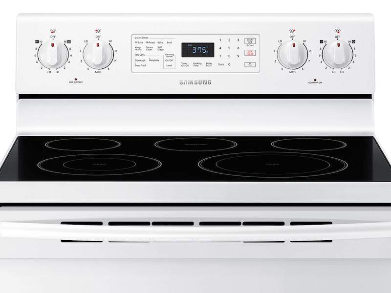 5.9 cu. ft. Freestanding Electric Range with Convection in White