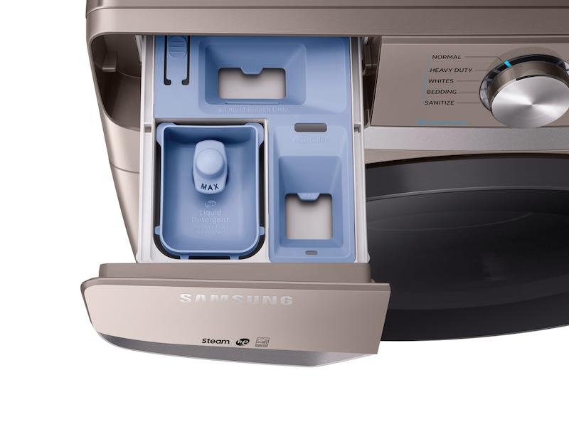 4.5 cu. ft. Front Load Washer with Steam in Champagne