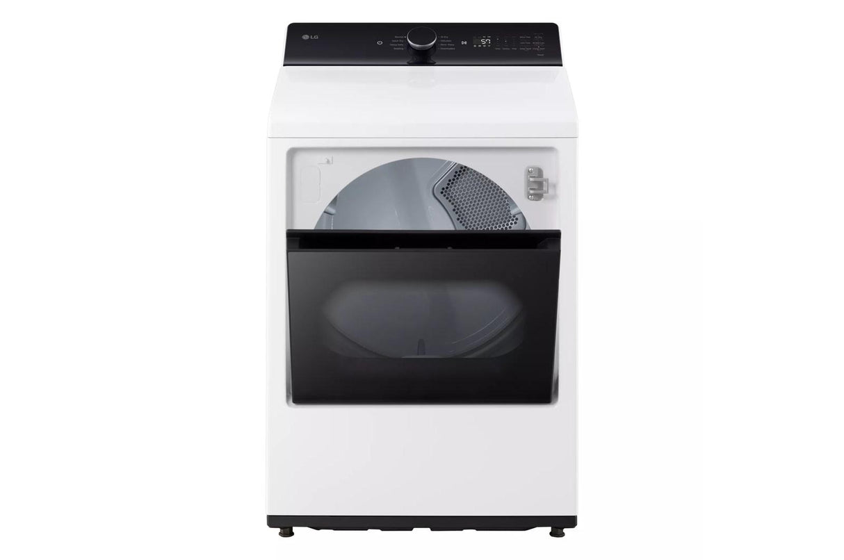 7.3 cu. ft. Ultra Large Capacity Rear Control Electric Dryer with LG EasyLoad™ Door and AI Sensing