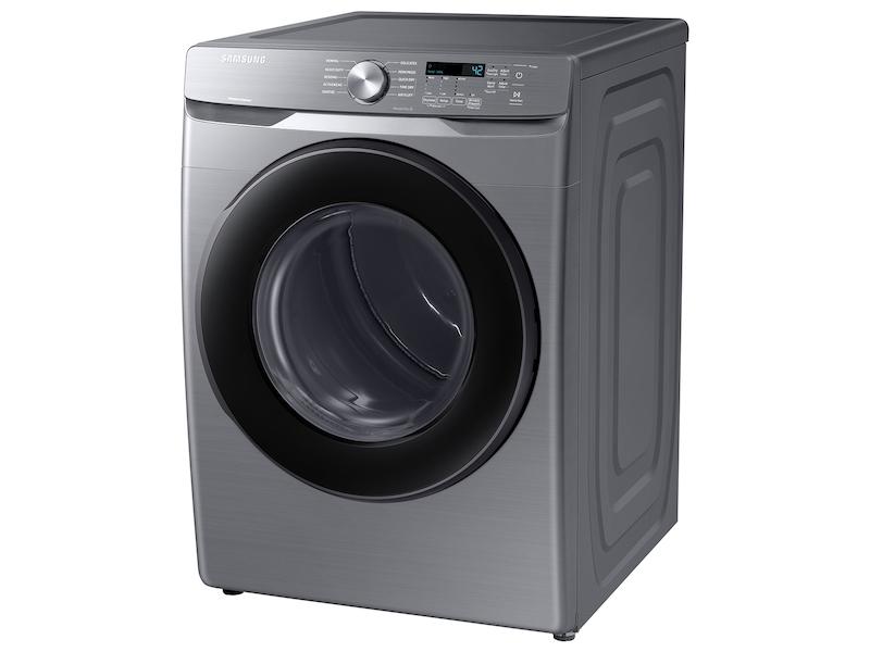 7.5 cu. ft. Front Load Electric Dryer with Sensor Dry in Platinum
