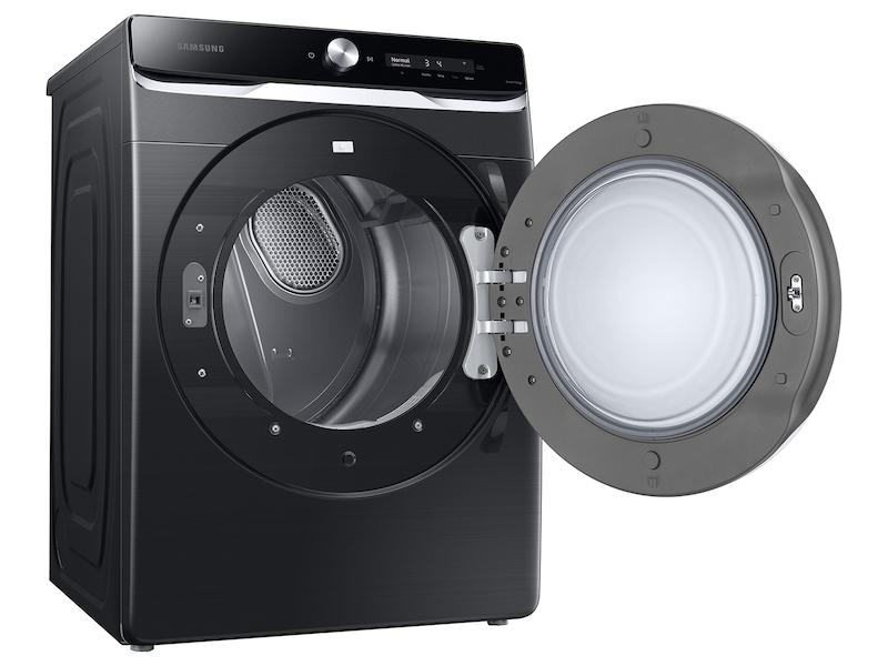7.5 cu. ft. Smart Dial Gas Dryer with Super Speed Dry in Brushed Black