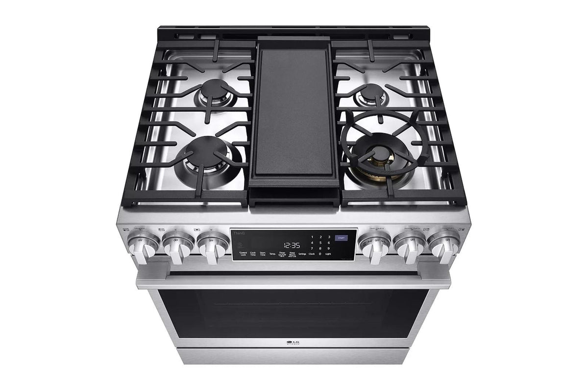 LG STUDIO 6.3 cu. ft. InstaView® Gas Slide-in Range with ProBake Convection® and Air Fry