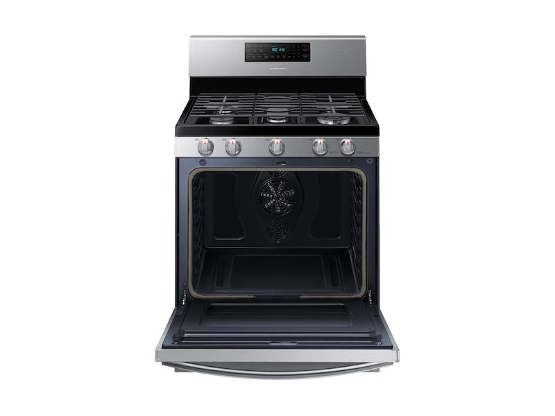5.8 cu. ft. Freestanding Gas Range with Air Fry and Convection in Stainless Steel