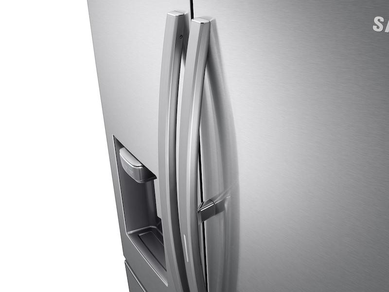 22 cu. ft. Food Showcase Counter Depth 4-Door French Door Refrigerator in Stainless Steel