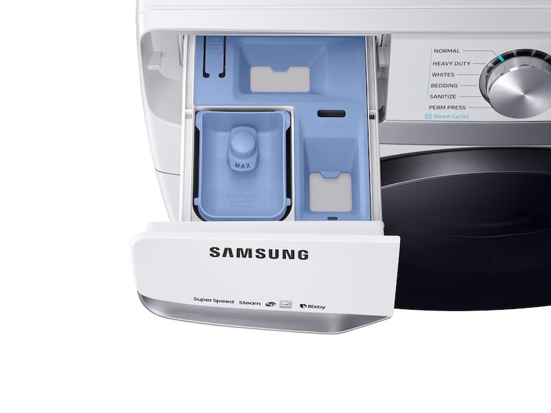 5.0 cu. ft. Smart Front Load Washer with Super Speed in White