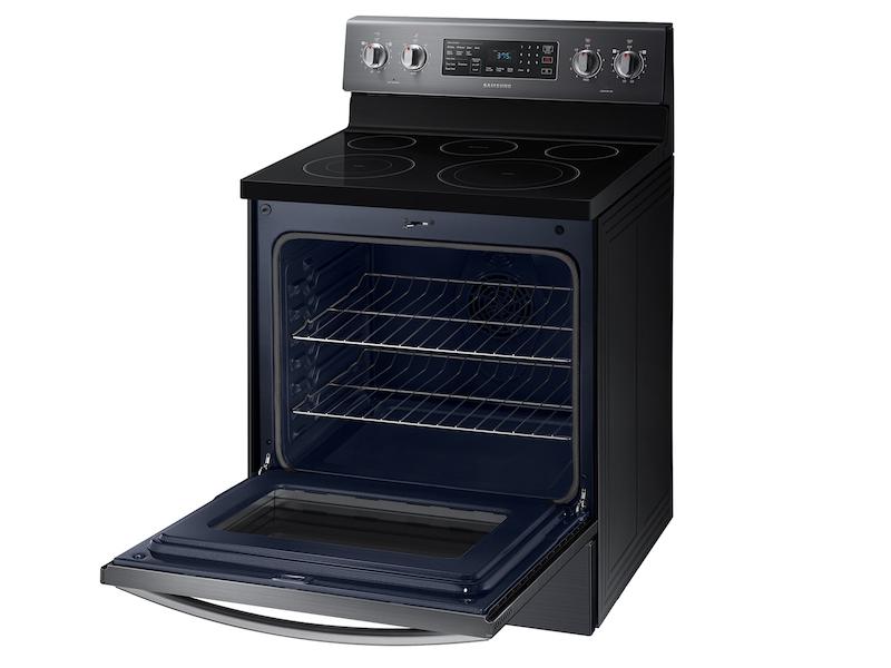 5.9 cu. ft. Freestanding Electric Range with Air Fry and Convection in Black Stainless Steel