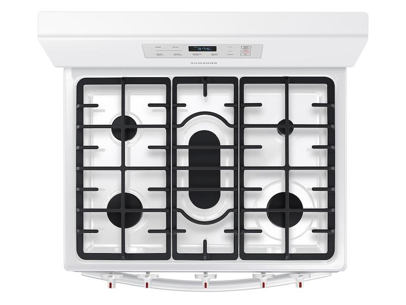 5.8 cu. ft. Freestanding Gas Range in White