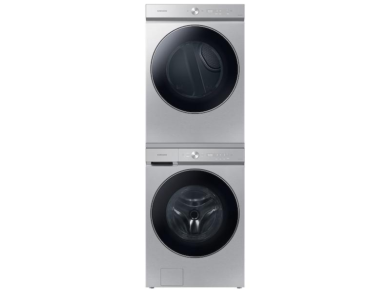 Bespoke 7.6 cu. ft. Ultra Capacity Gas Dryer with AI Optimal Dry and Super Speed Dry in Silver Steel