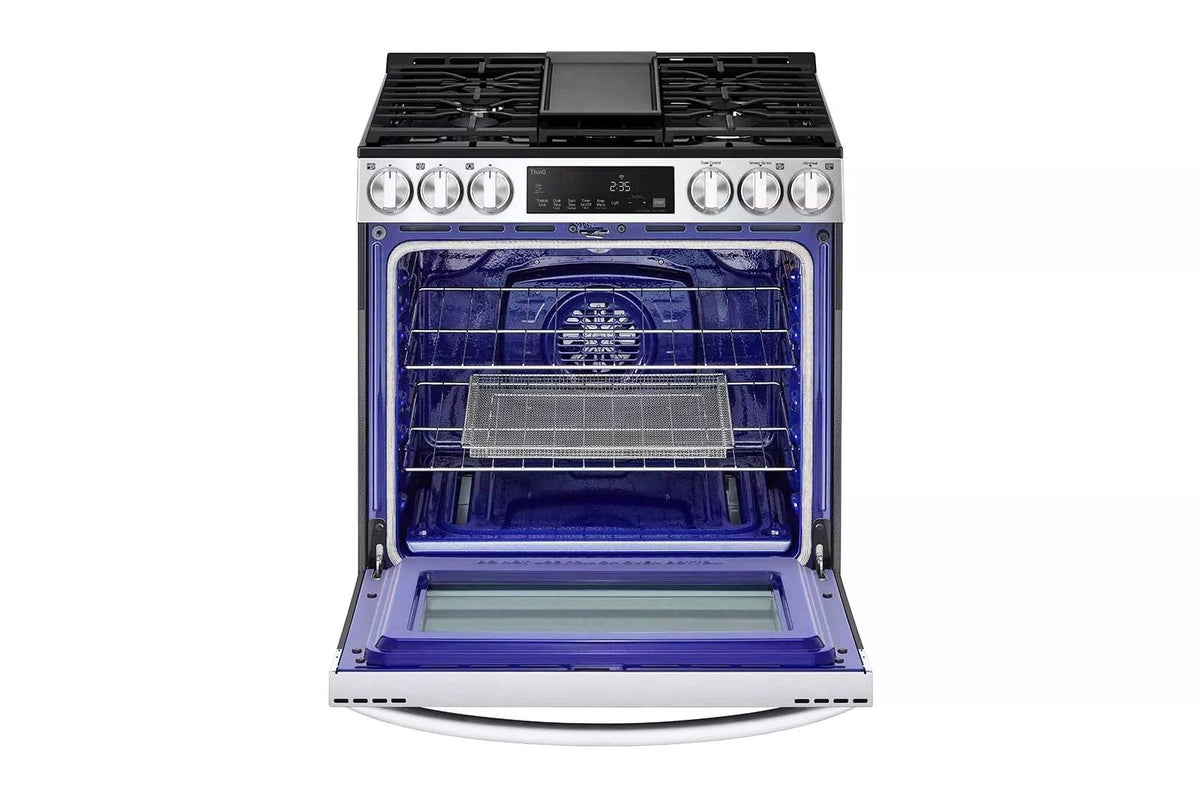5.8 cu ft. Smart Wi-Fi Enabled Fan Convection Gas Slide-in Range with Air Fry & EasyClean®