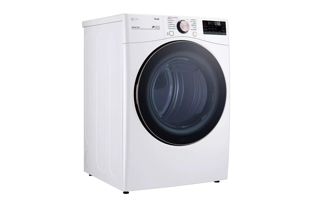 7.4 cu. ft. Large Capacity Front Load Gas Dryer - White