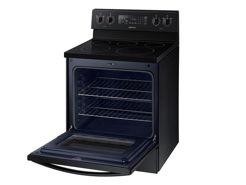 5.9 cu. ft. Freestanding Electric Range with Convection in Black