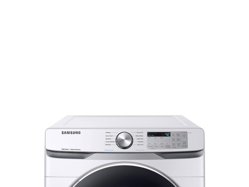 7.5 cu. ft. Electric Dryer with Steam Sanitize+ in White