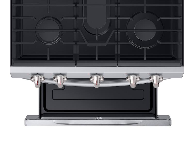 5.8 cu. ft. Freestanding Gas Range with True Convection in Stainless Steel