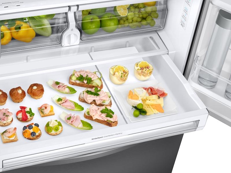 28 cu. ft. 3-Door French Door, Full Depth Refrigerator with CoolSelect Pantry™ in Stainless Steel