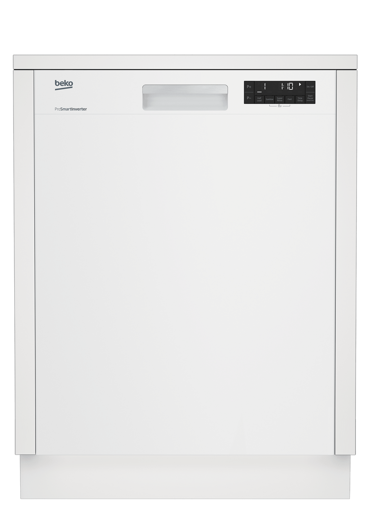 Tall Tub White Dishwasher, 14 place settings, 48 dBa, Front Control
