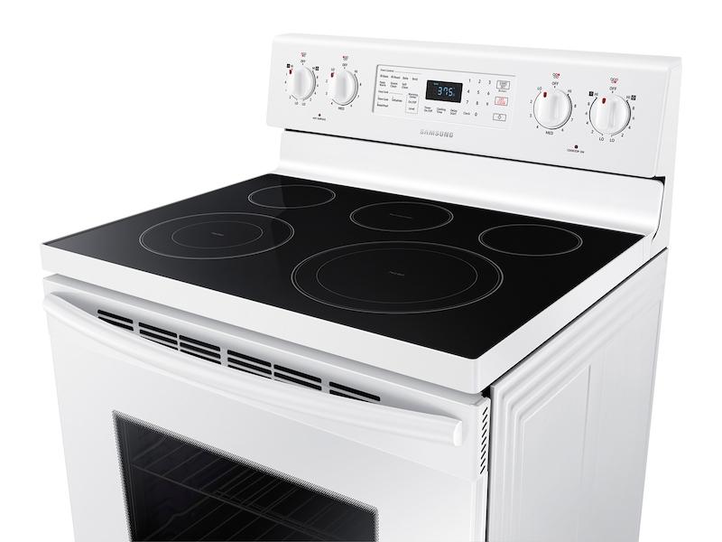 5.9 cu. ft. Freestanding Electric Range with Convection in White