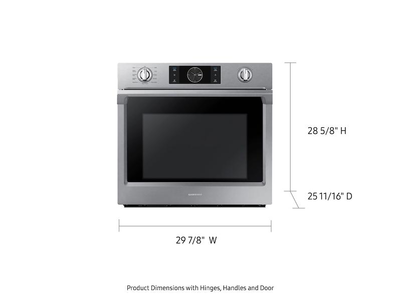 30" Smart Single Wall Oven with Flex Duo™ in Stainless Steel