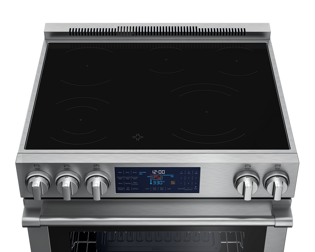 30" Stainless Steel Slide-In Electric Range