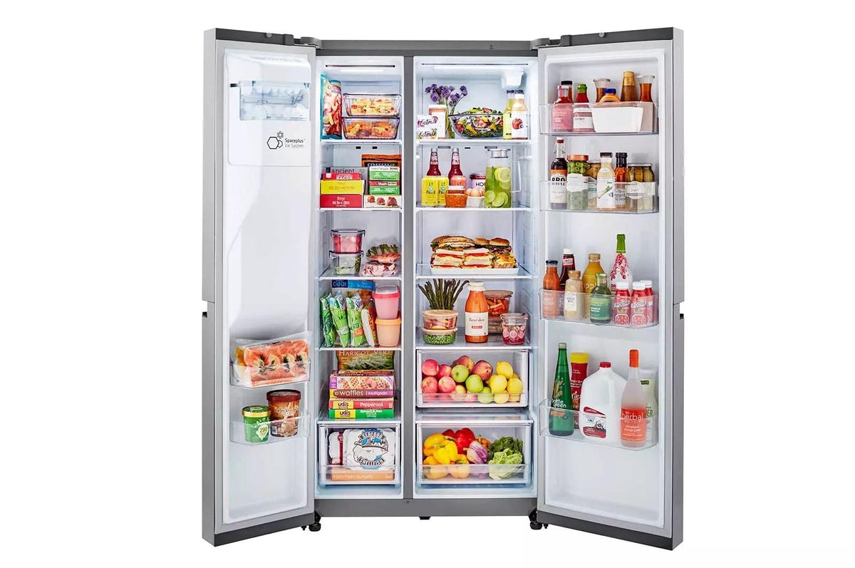 27 cu. ft. Side-by-Side Refrigerator with Smooth Touch Ice Dispenser