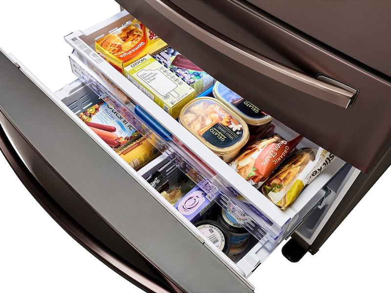 28 cu. ft. 4-Door French Door Refrigerator with FlexZone™ Drawer in Tuscan Stainless Steel